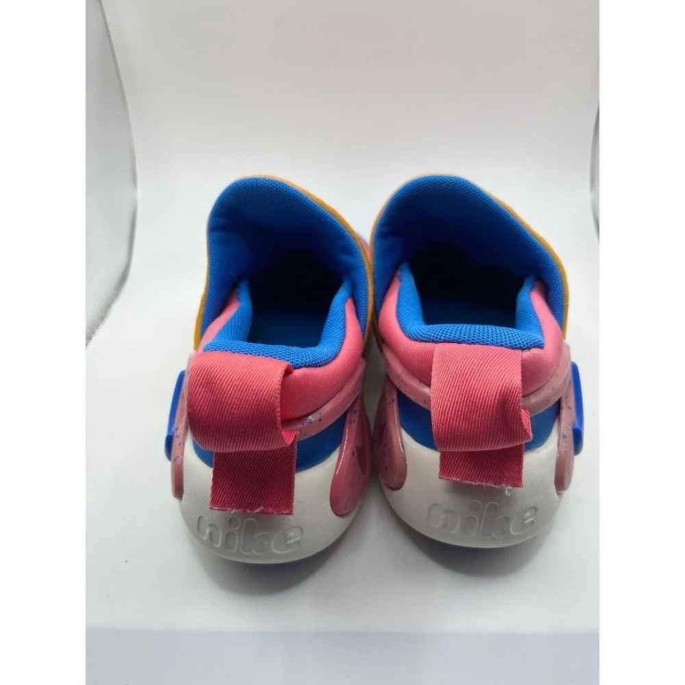 Nike Dynamo Free Toddler Shoes Blue‎ Pink Orange Monster Eyes Size 13C